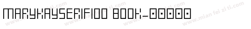 MaryKaySerif100 Book字体转换